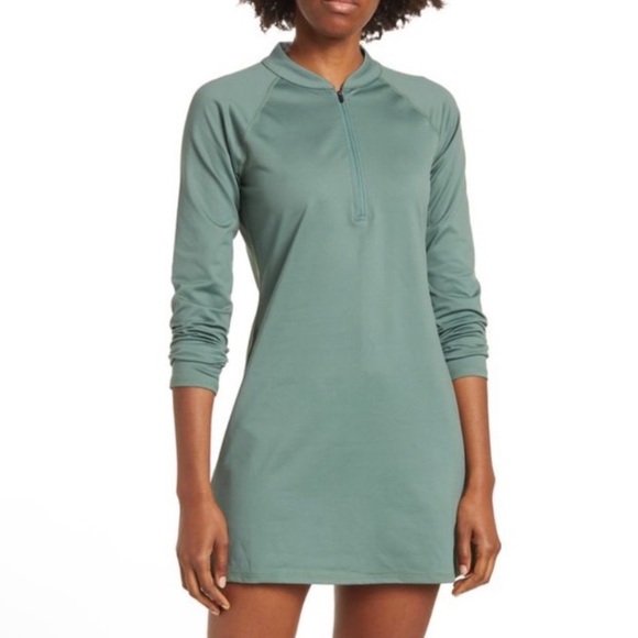 Zella Dresses & Skirts - NWT Z by Zella Touring Dress Sz XS long sleeve 1/4 zip up